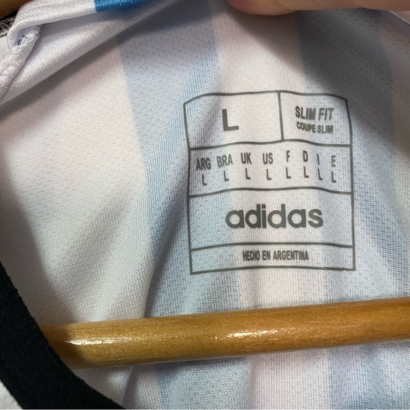 Adidas Argentina 2022 FIFA World Cup Soccer Home Jersey HF2157 size Large W/Tag - Picture 6 of 11